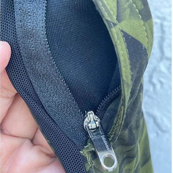 Lulu Lemon Mens Athletica Pace Breaker Lined Geometric Short Green Sz Medium - Picture 6 of 16